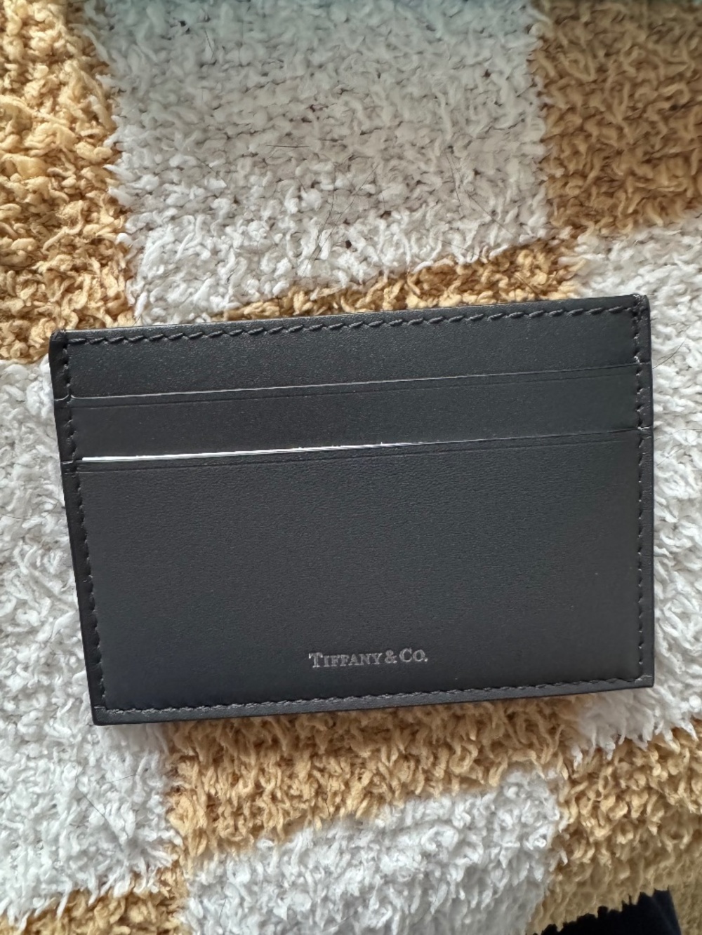 Tiffany & Co card Italian leather card case